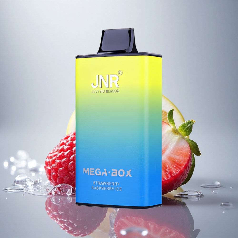 JNR Mega Box 25000 Jagoda Malina Led z 850mAh in 2% Nikotina