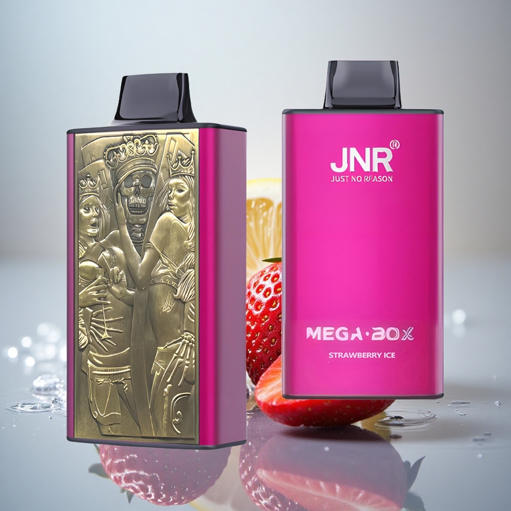 JNR Mega Box 25000 Jagodni Led z 30ml E-tekočine in 850mAh
