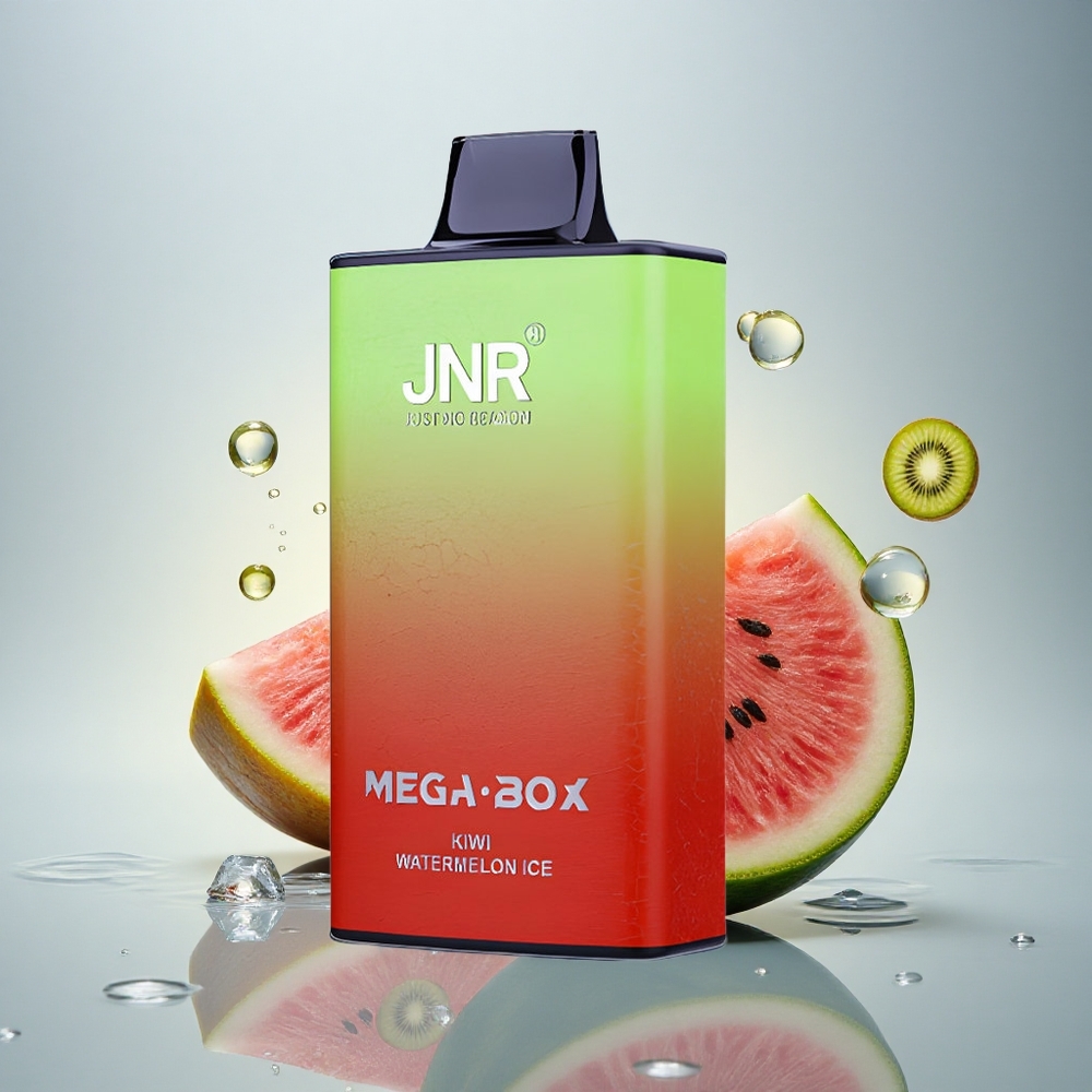 JNR Mega Box 25000 Lubenica Kiwi Led z 850 mAh in 2 % nikotina