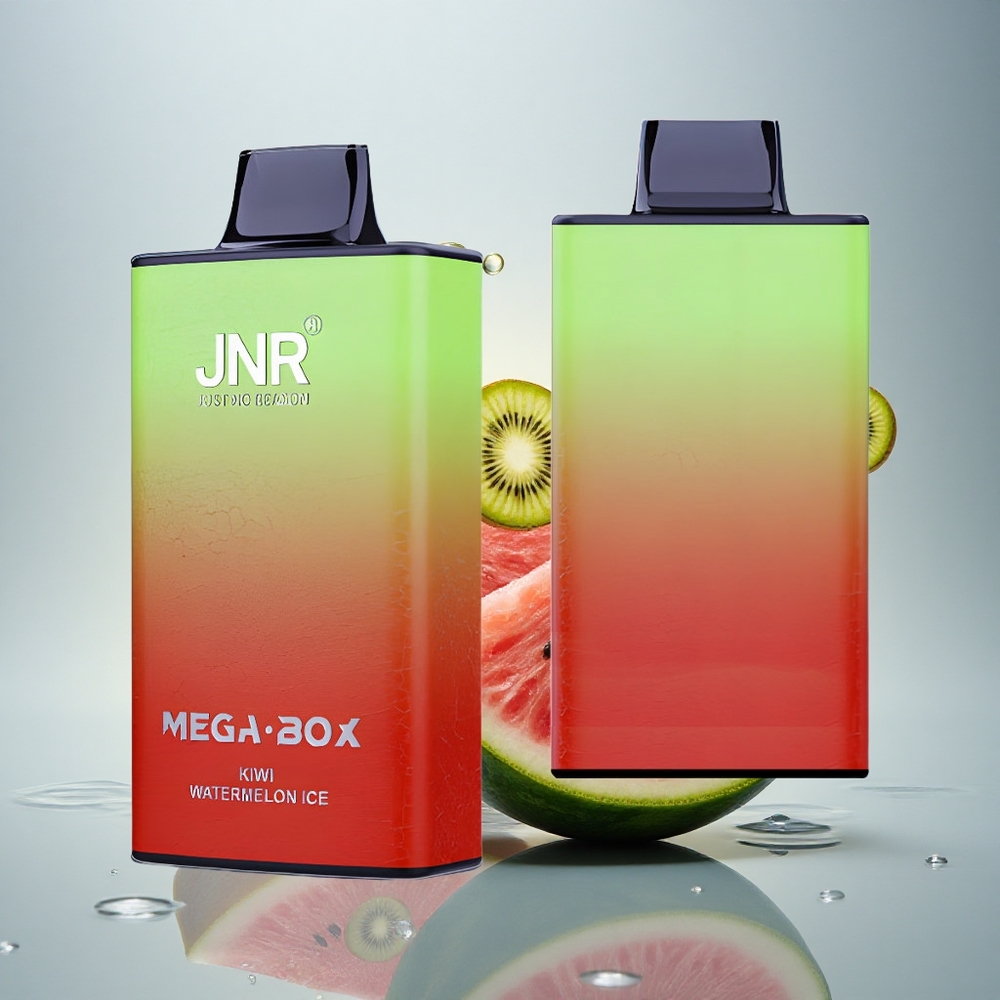 JNR Mega Box 25000 Lubenica Kiwi Led z 850 mAh in 2 % nikotina