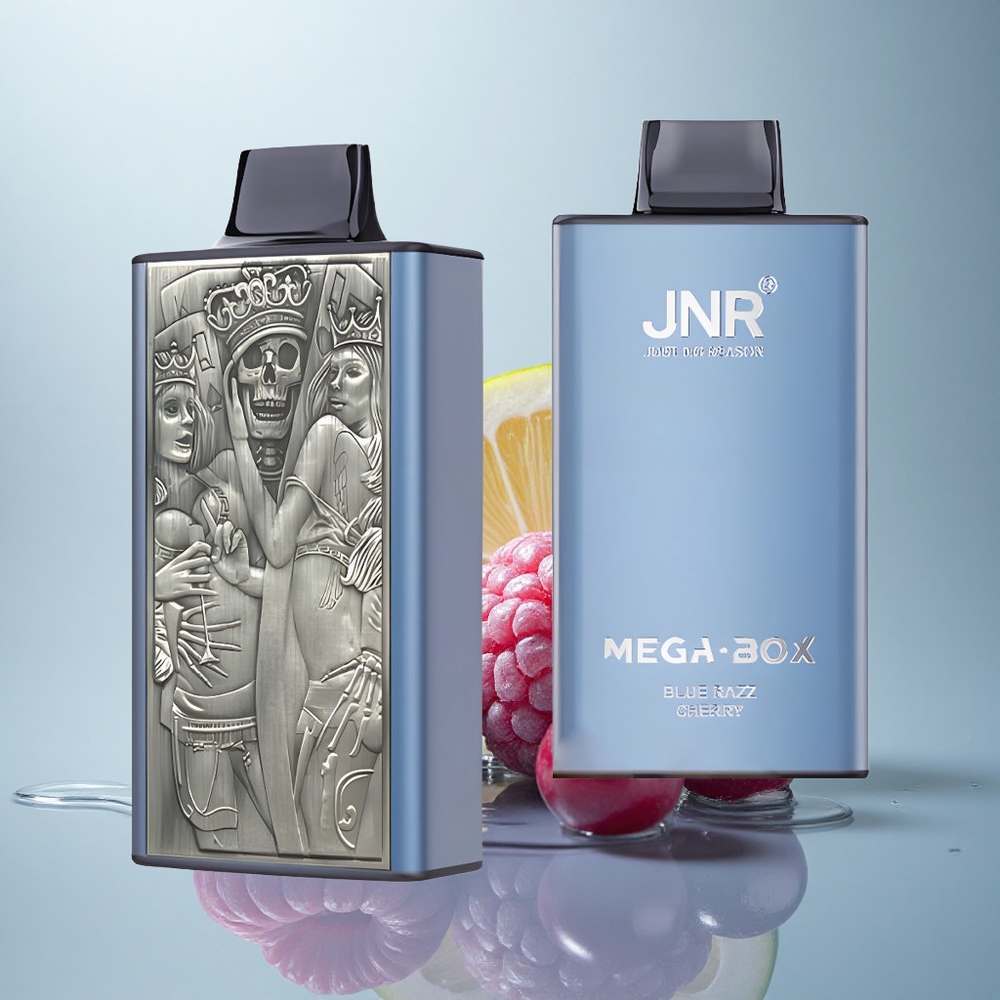 JNR Mega Box 25000 Modra Malča Češnja z 2% Nikotina in 850mAh