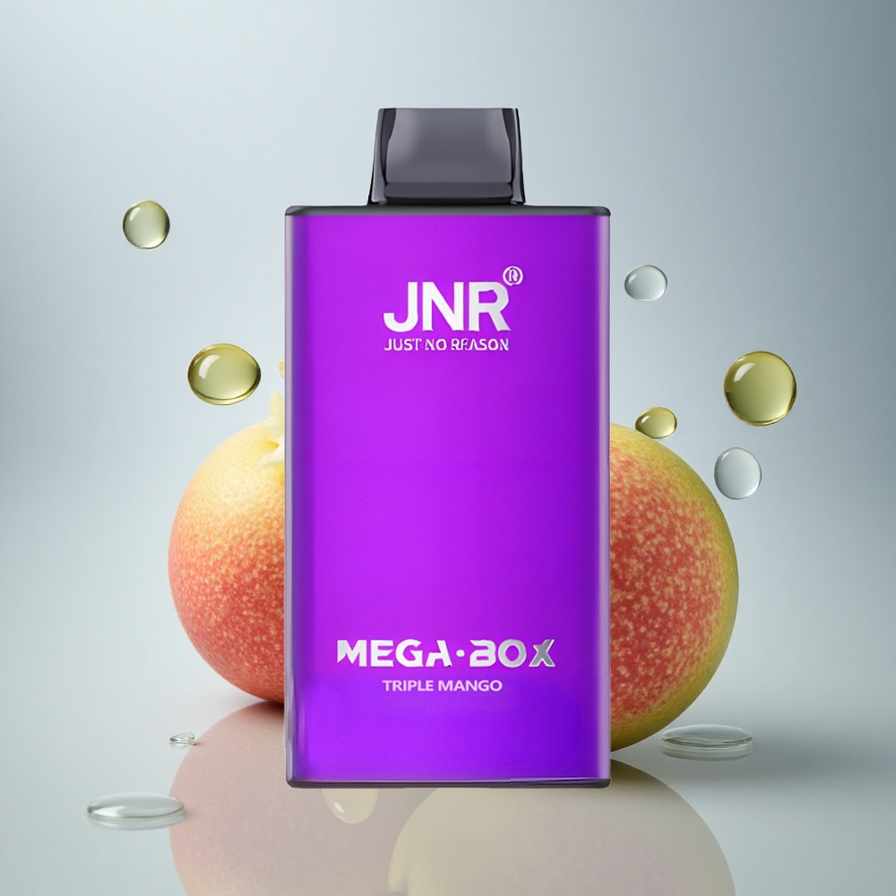 JNR Mega Box 25000 Trojni Mango 30ml 850mAh 2% nikotina