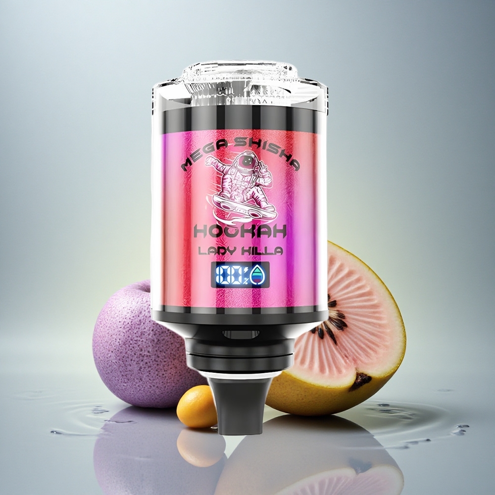 JNR Mega Shisha Hookah 100K Gospa Ubijalka 2200mAh 60ml 2% nikotina