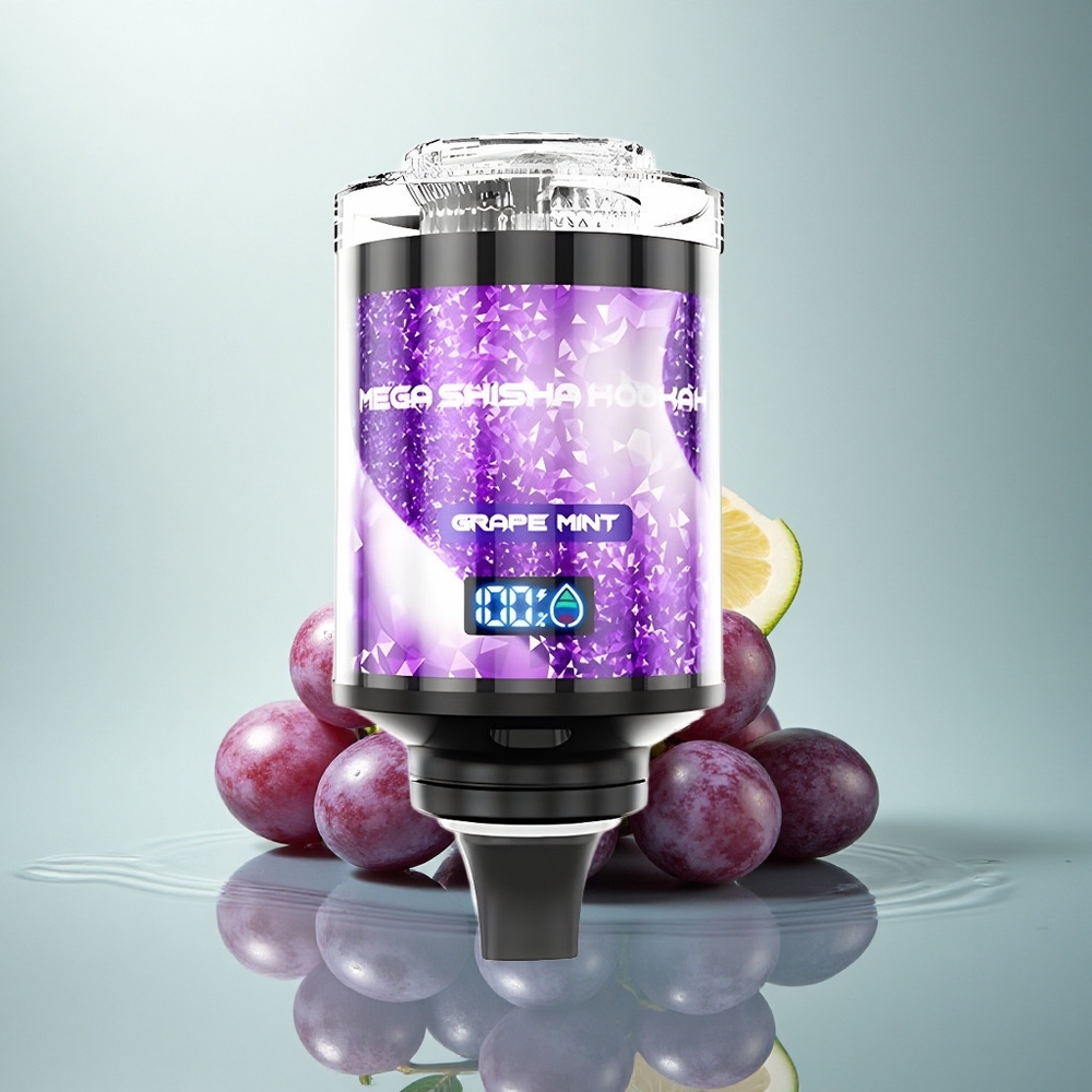 JNR Mega Shisha Hookah 100K Grozdova Meta z 2 % nikotina in 2200 mAh