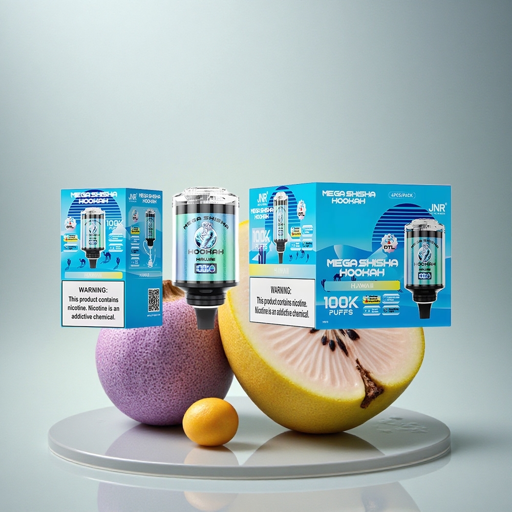JNR Mega Shisha Hookah 100K Havaji 60ml 2200mAh 2% nikotin