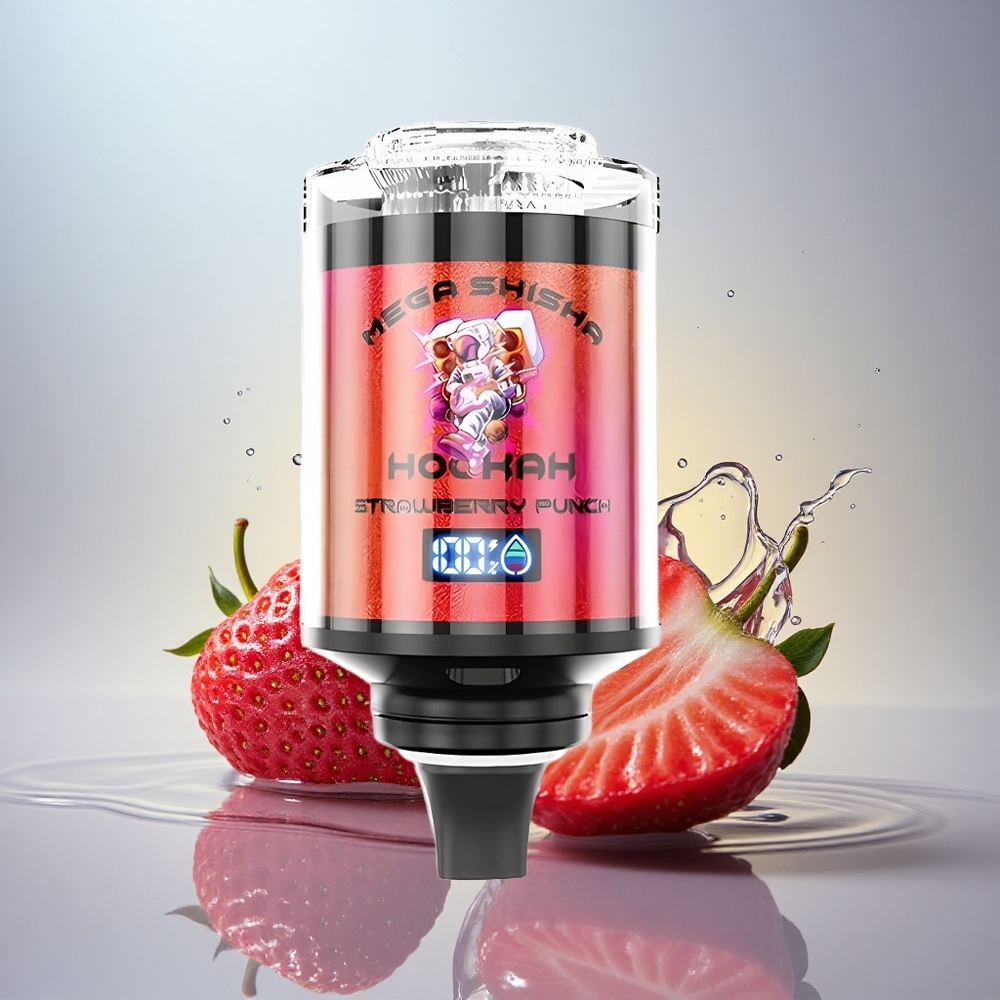 JNR Mega Shisha Hookah 100K Jagodni Punč 2200mAh 2% nikotina