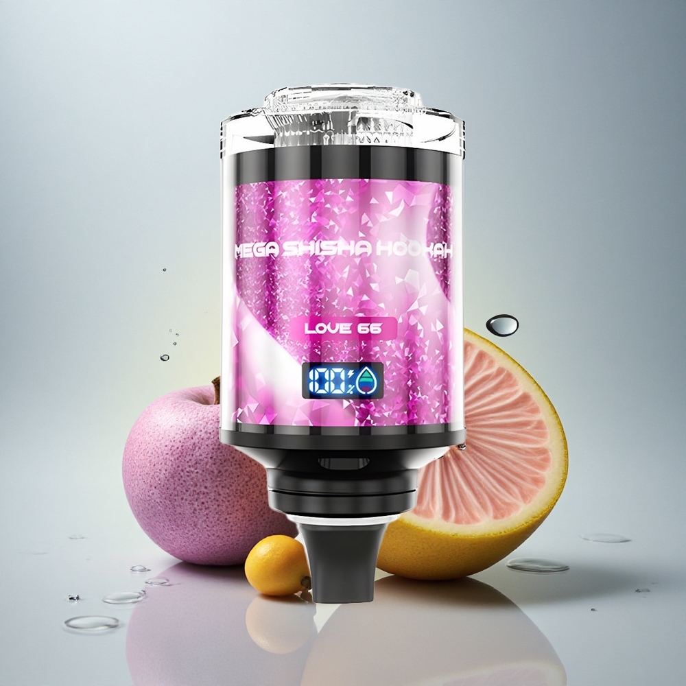 JNR Mega Shisha Hookah 100K Ljubezen 66 60ml 2200mAh 2% nikotina