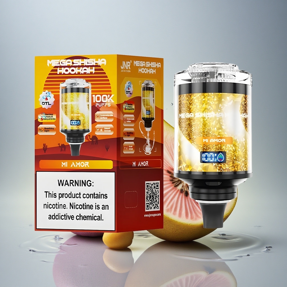 JNR Mega Shisha Hookah 100K Moja Ljubezen 60ml 2200mAh 2% nikotina