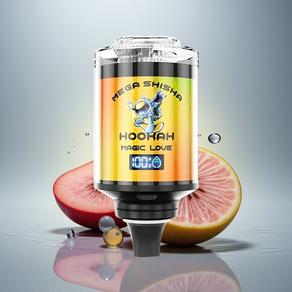 JNR Mega Shisha Hookah 100K Čarobna ljubezen 2200mAh 60ml 2% nikotina