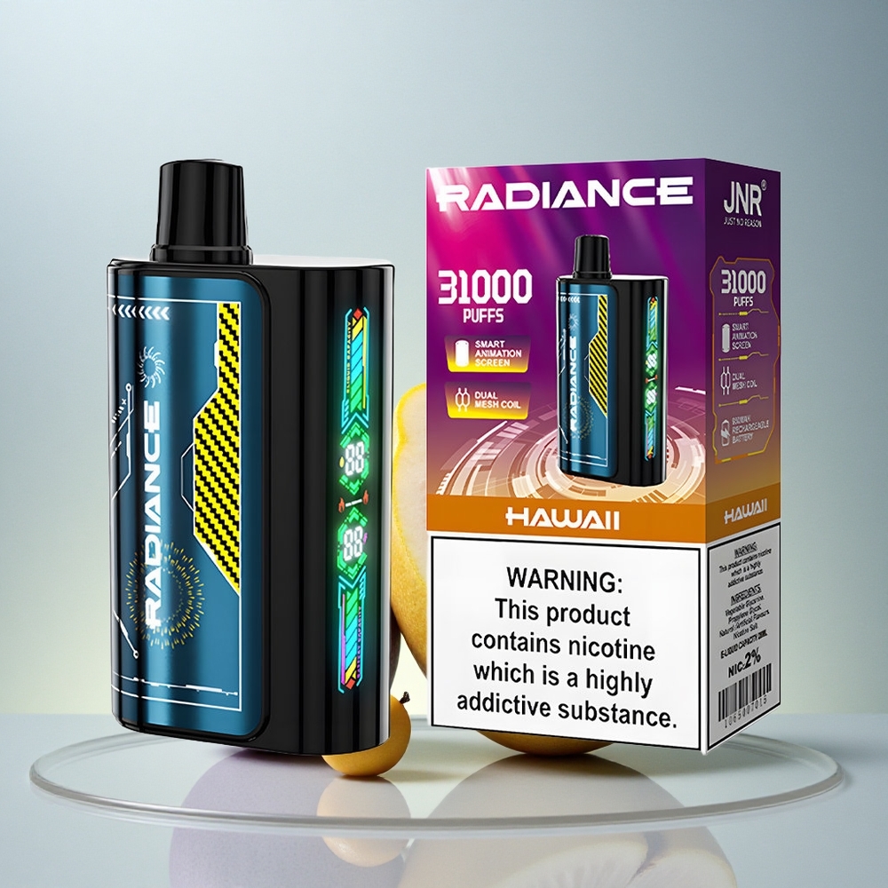 JNR Radiance 31000 Hawaii Dvojno Mrežasto Navitje 28ml 950mAh 2% Nikotina