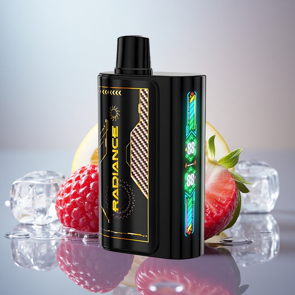 JNR Radiance 31000 Jagoda Malina Češnja Led z 28ml E-tekočine in 950 mAh Baterija