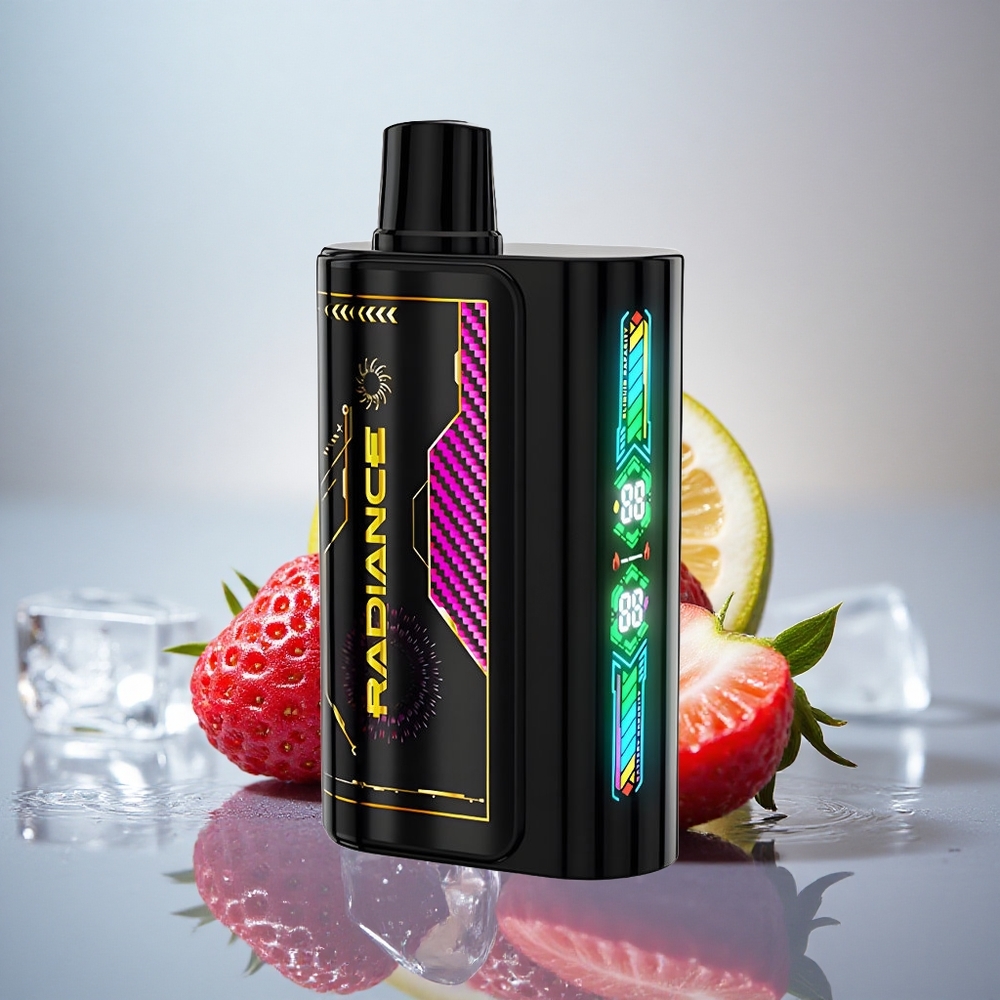 JNR Radiance 31000 Jagodni Led z 2% nikotina, 950 mAh in Dual Mesh Coil