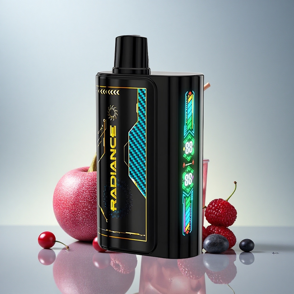 JNR Radiance 31000 Šampanjsko Češnjevo Kola z Dual Mesh Coil in 950 mAh