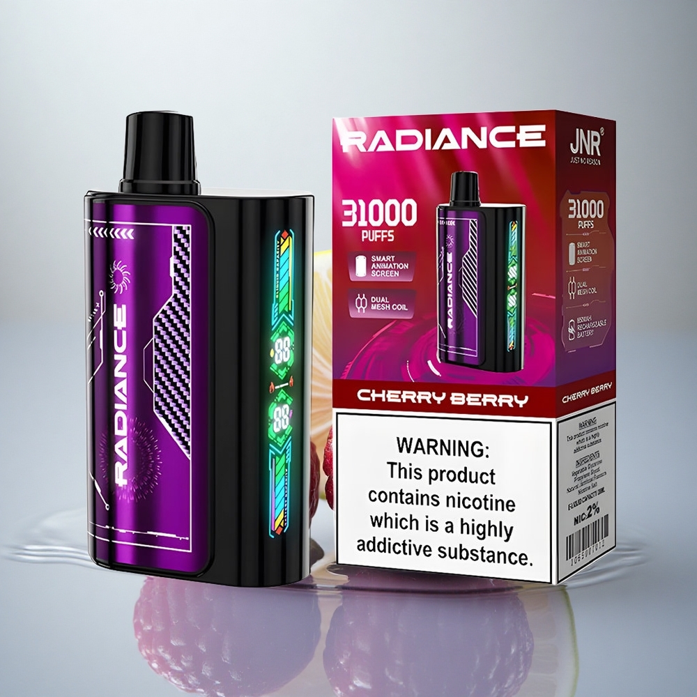 JNR Radiance 31000 Češnjeva Jagoda 28ml Dual Mesh 950mAh 2% Nikotin