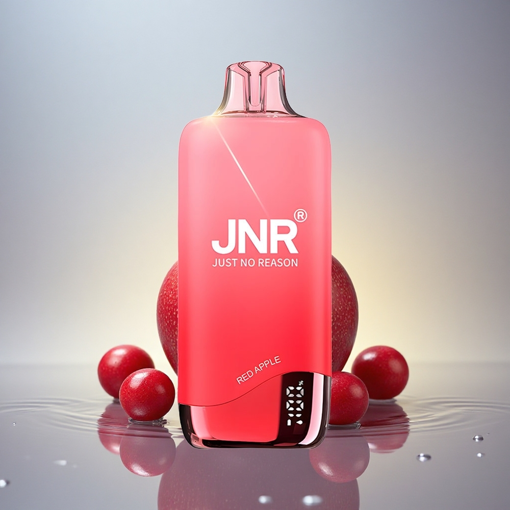 JNR Rainbow 10500 Rdeča Jabuka 600mAh 18ml Nikotin