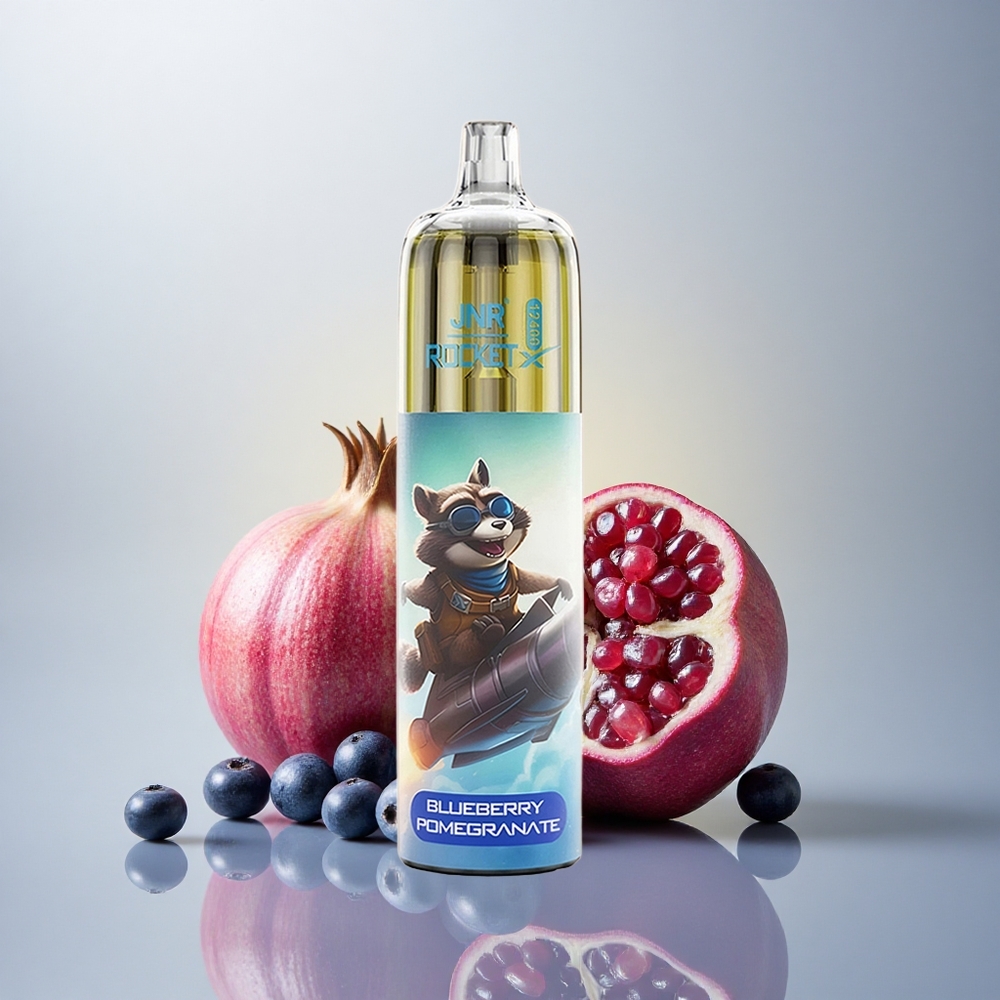 JNR Rocket-X 12400 Borova Jagoda Granatova z Nastavljivim Pretokom Zraka in RGB Osvetlitvijo