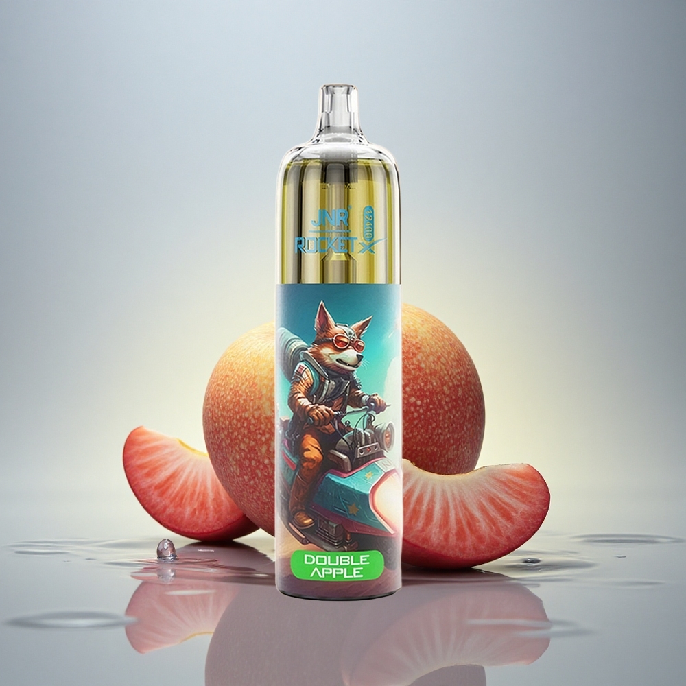 JNR Rocket-X 12400 Dvojno Jabolko z Nastavljivim Pretokom Zraka in 850mAh Baterijo