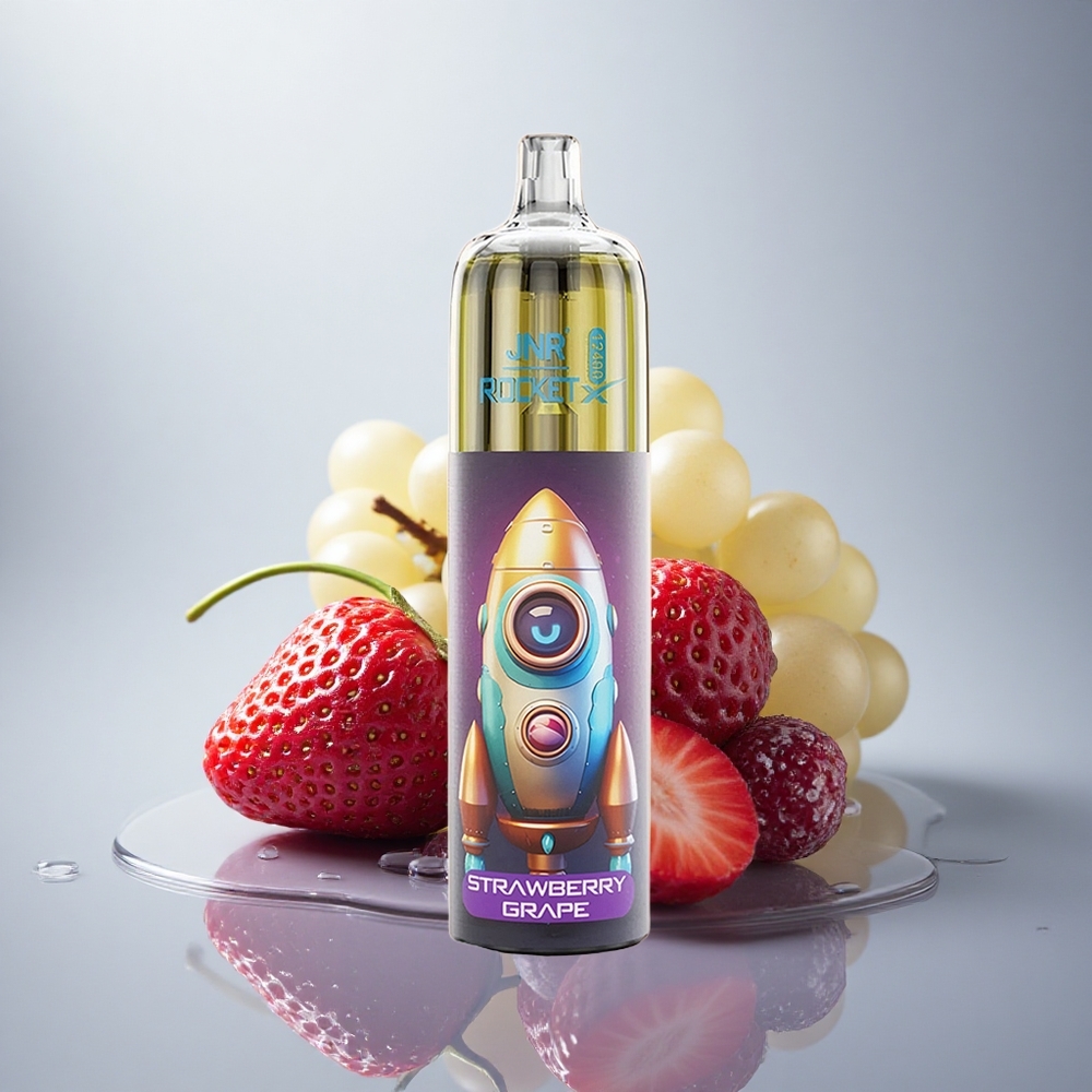 JNR Rocket-X 12400 Jagoda Grozdje z Nastavljivim Pretokom Zraka in 850mAh
