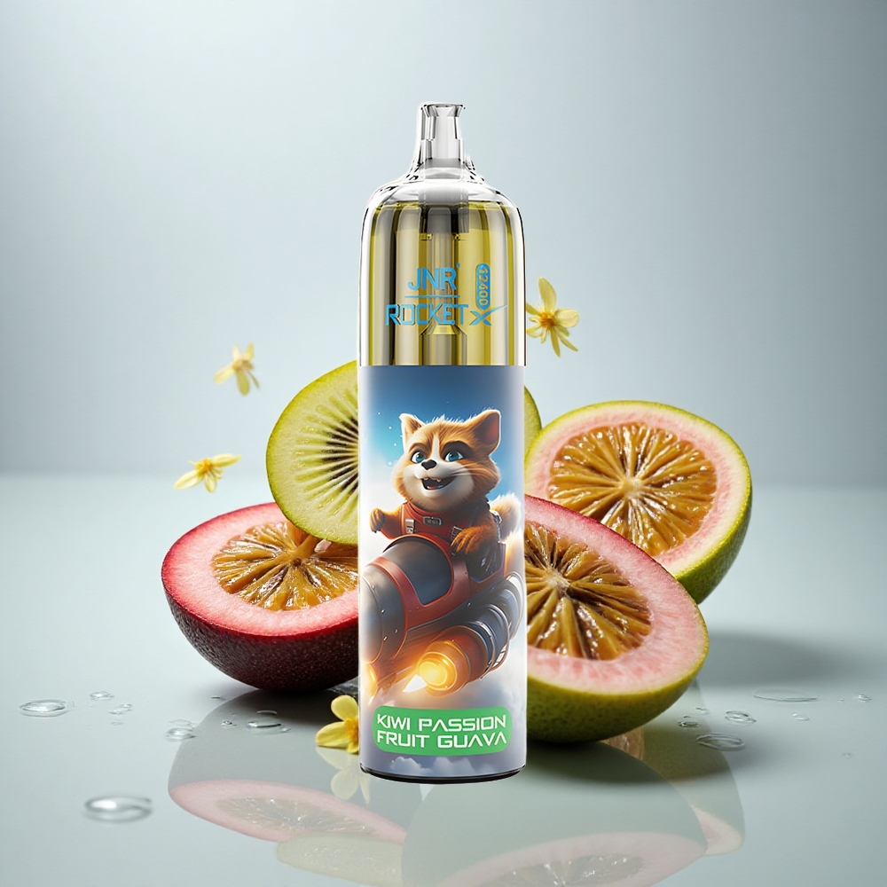 JNR Rocket-X 12400 Kivi Strast Guava Nastavljiv Pretok Svetloba RGB 850mAh