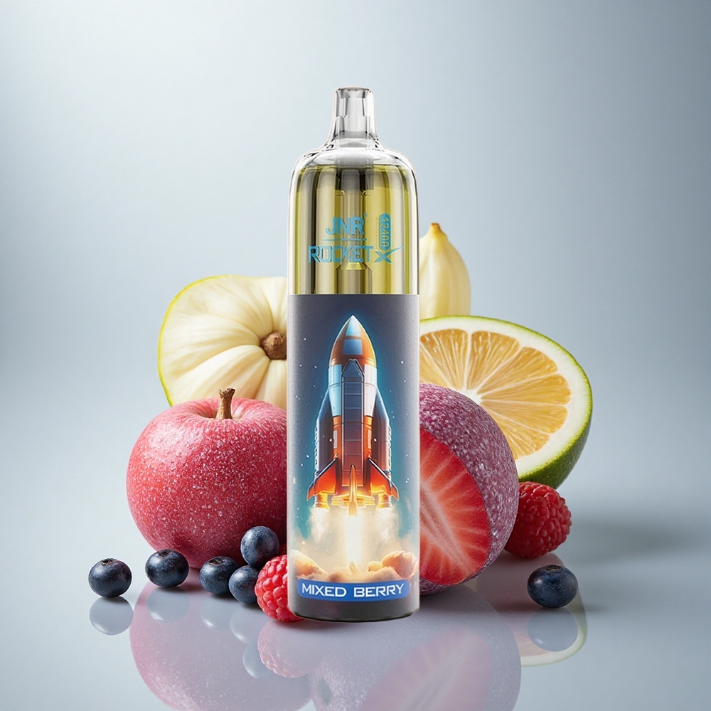 JNR Rocket-X 12400 Mešane Jagode z Nastavljivim Pretokom Zraka in 850mAh