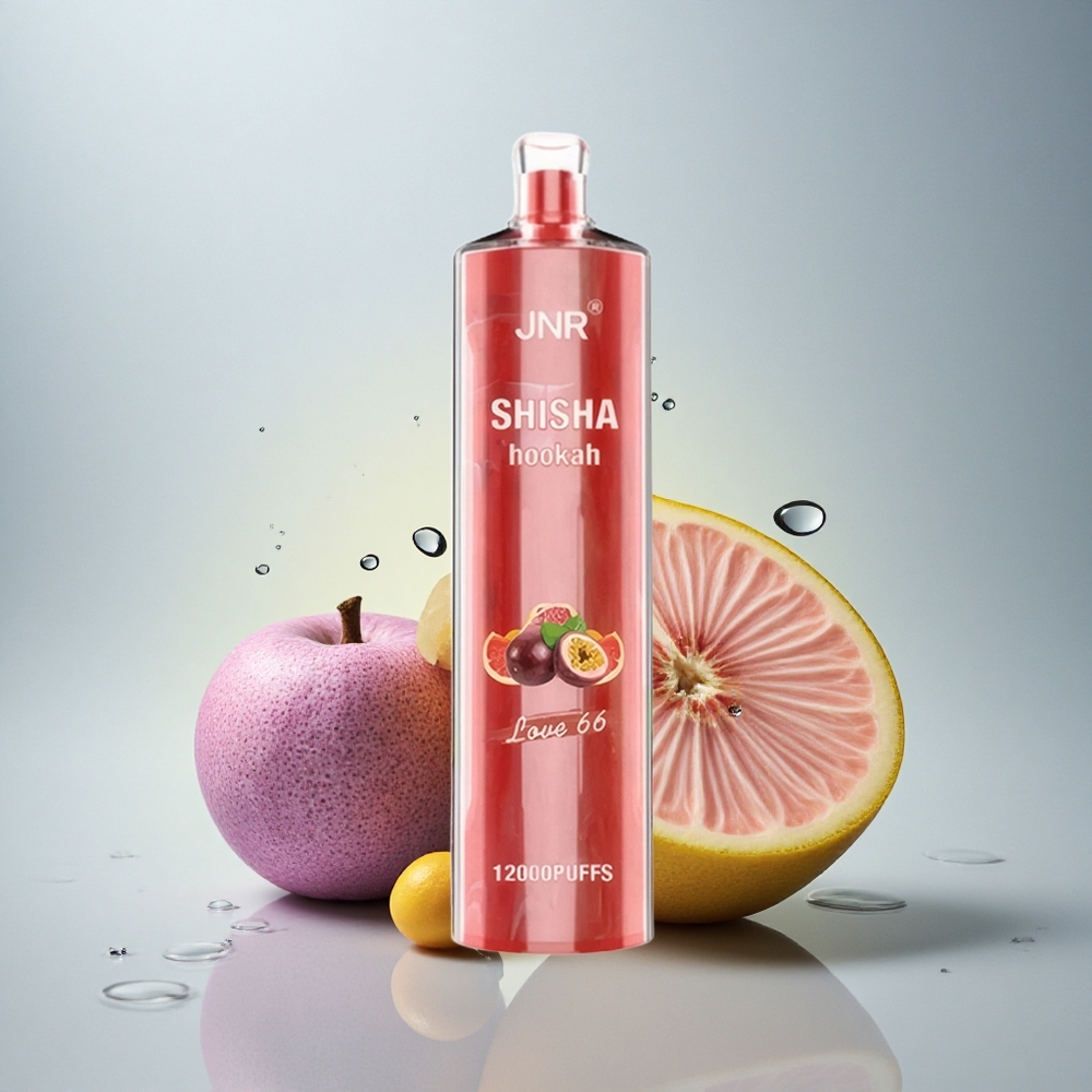 JNR Shisha Hookah 12000 Ljubezen 66 750mAh 24ml 0% nikotina