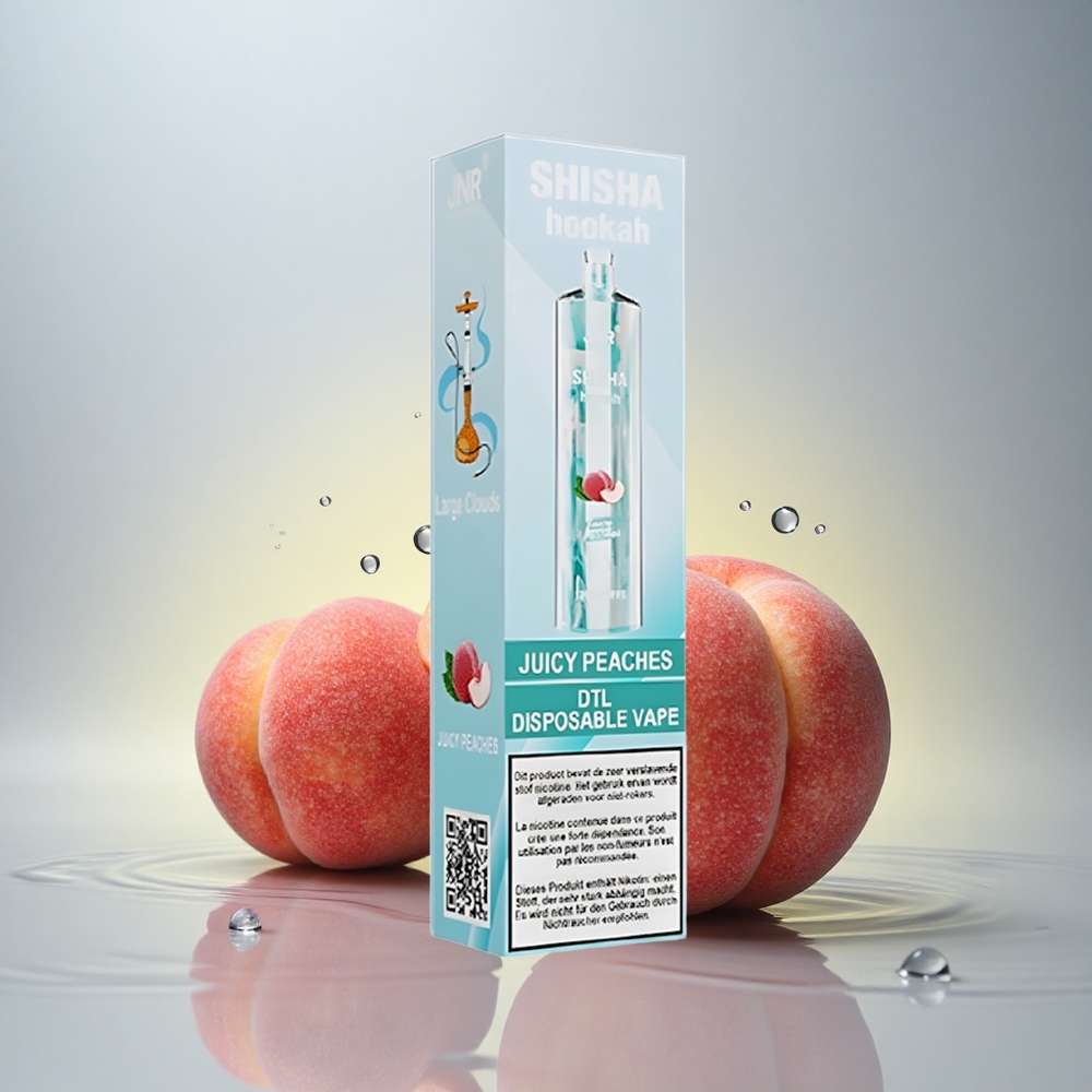 JNR Shisha Hookah 12000 Sočne Breskve 750mAh Tip-C