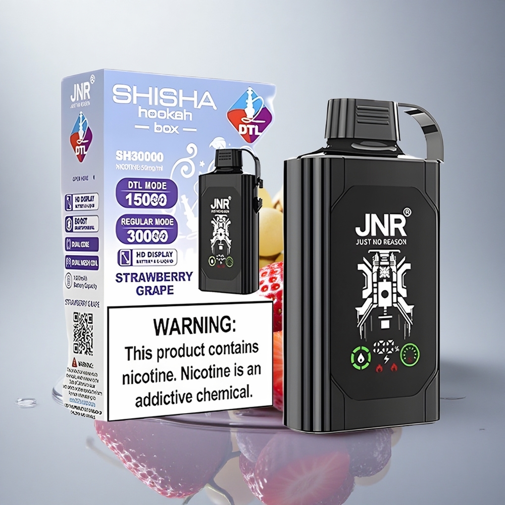JNR Shisha Hookah Box 20500 Jagodično Grozdje Dual Mesh Coil 25ml 1000mAh