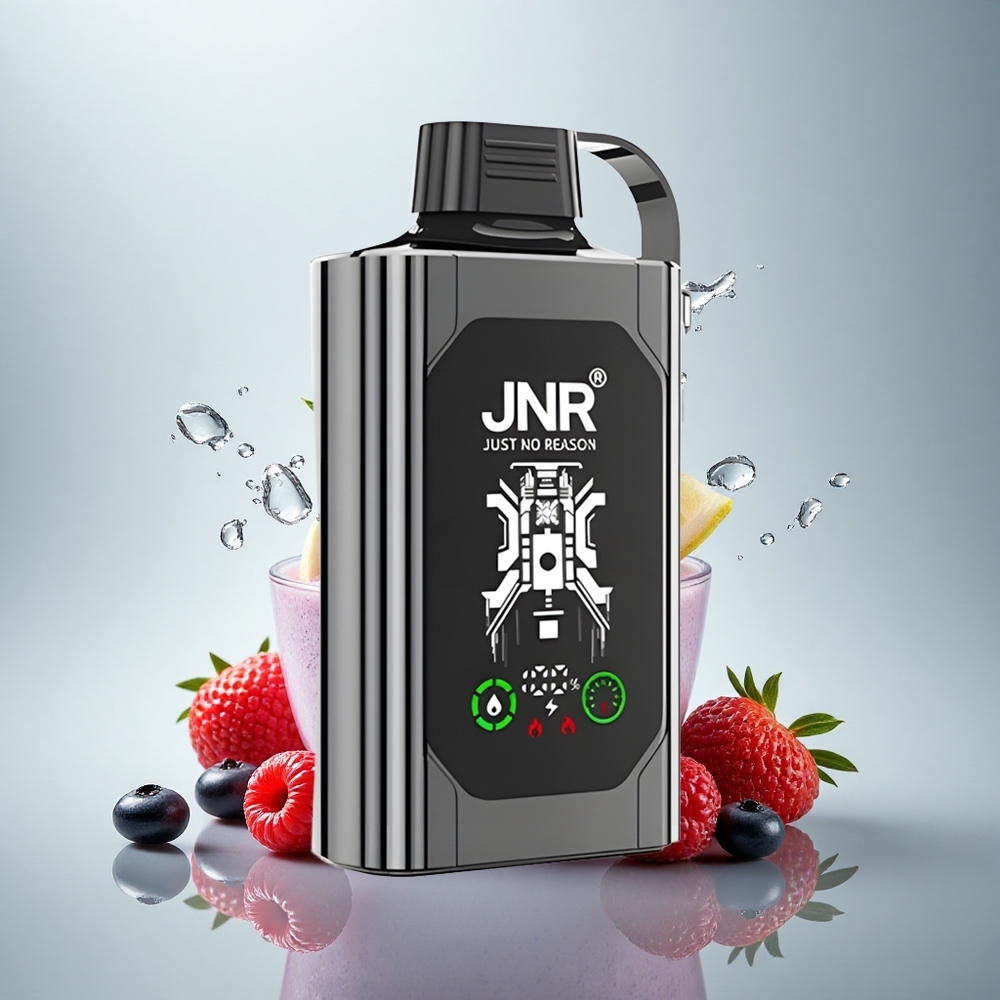 JNR Shisha Hookah Box 20500 Mešano Jagodni Led z Dual Mesh Coil in 1000mAh