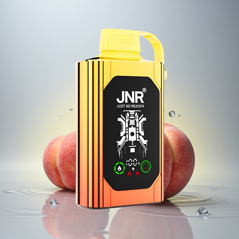 JNR Shisha Hookah Box 20500 Sočne Breskve HD Zaslon 1000mAh Dual Mesh Coil