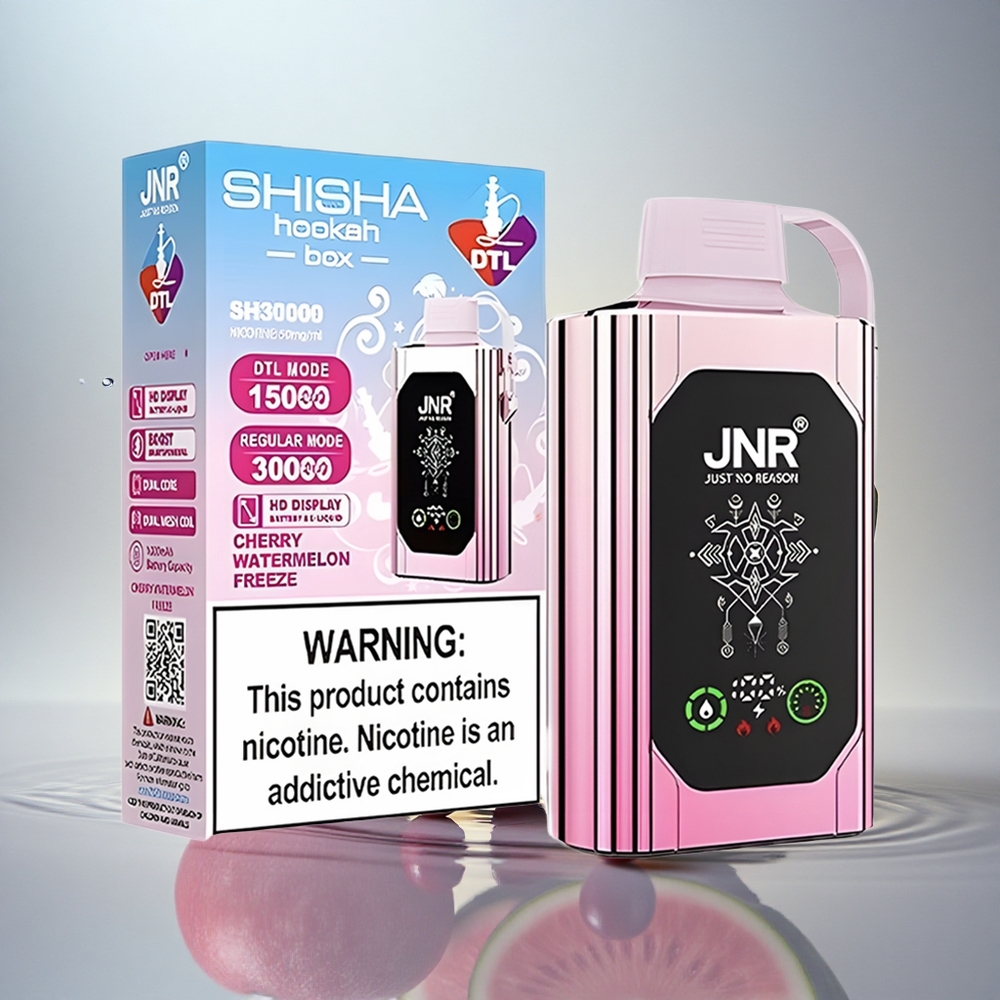JNR Shisha Hookah Box 20500 Češnjevo lubenični zamrz z 1000mAh in 25ml tekočine