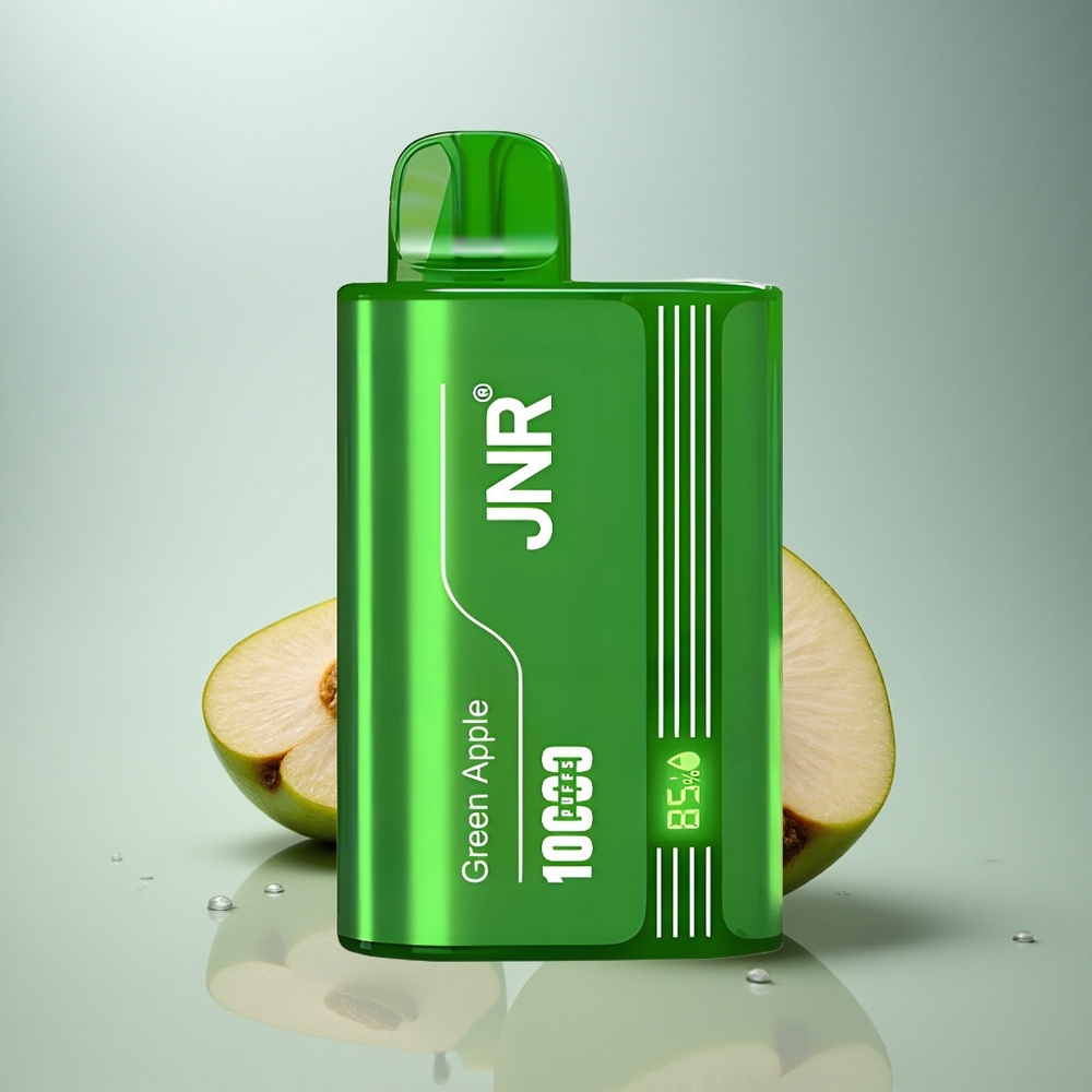 JNR Tank 10000 Zeleno Jabolko Breskeva Hruška z Nastavljivim Pretokom Zraka in 650mAh