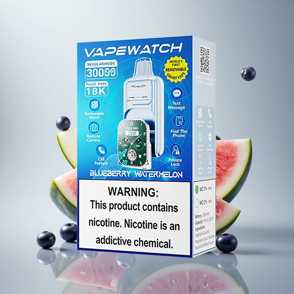 JNR VapeWatch 30000 Borova Lubenica 1000mAh Dual Mesh Coil