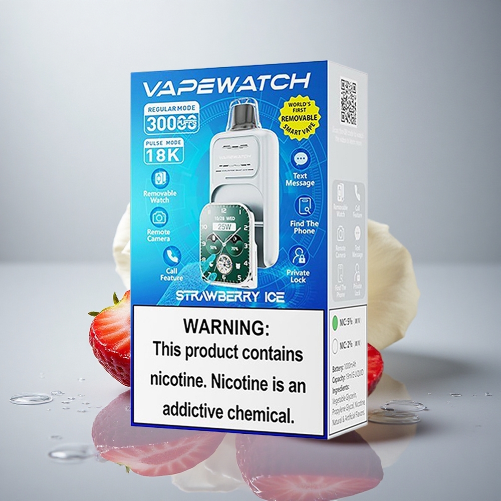 JNR VapeWatch 30000 Jagoda Led 1000mAh Dual Mesh Coil