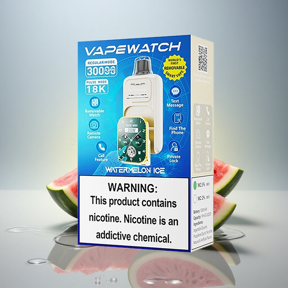 JNR VapeWatch 30000 Lubenica Led 1000mAh Dual Mesh Coil