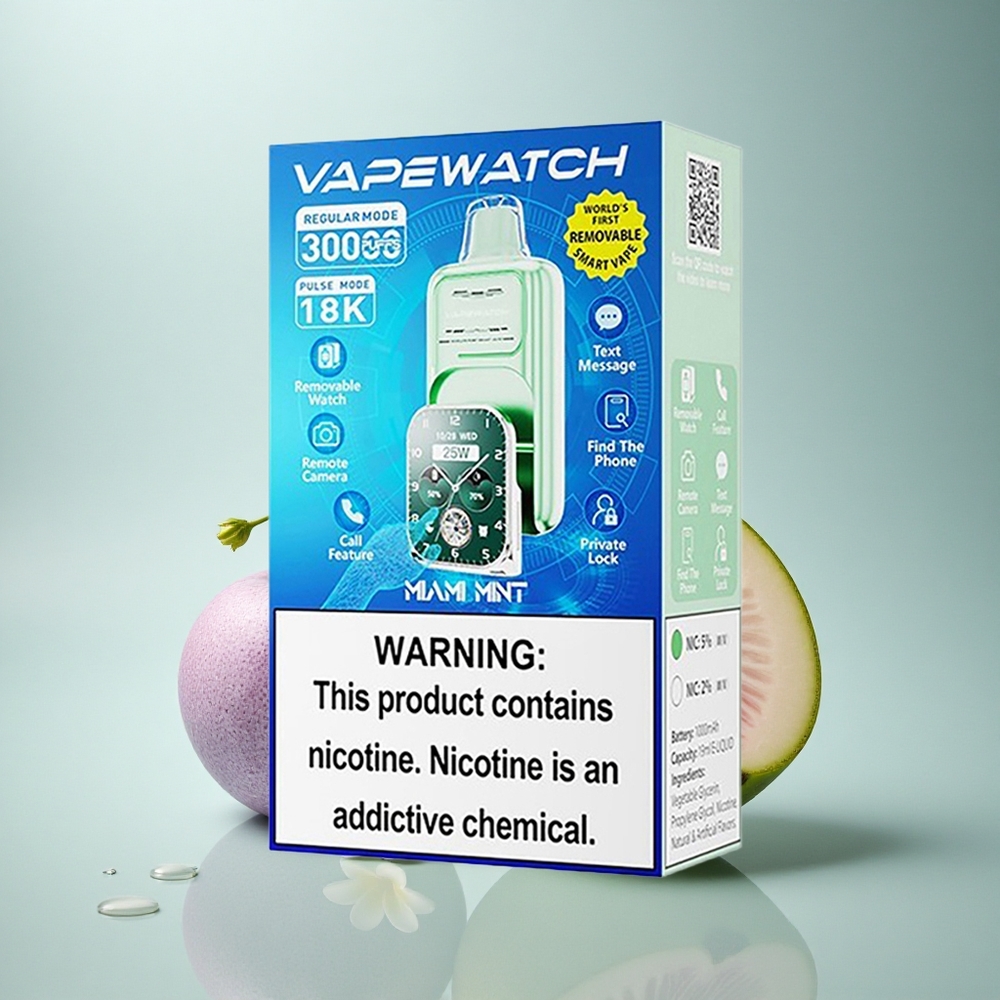 JNR VapeWatch 30000 Lublanski Kovinar Dual Mesh Coil 5% nikotina 1000mAh