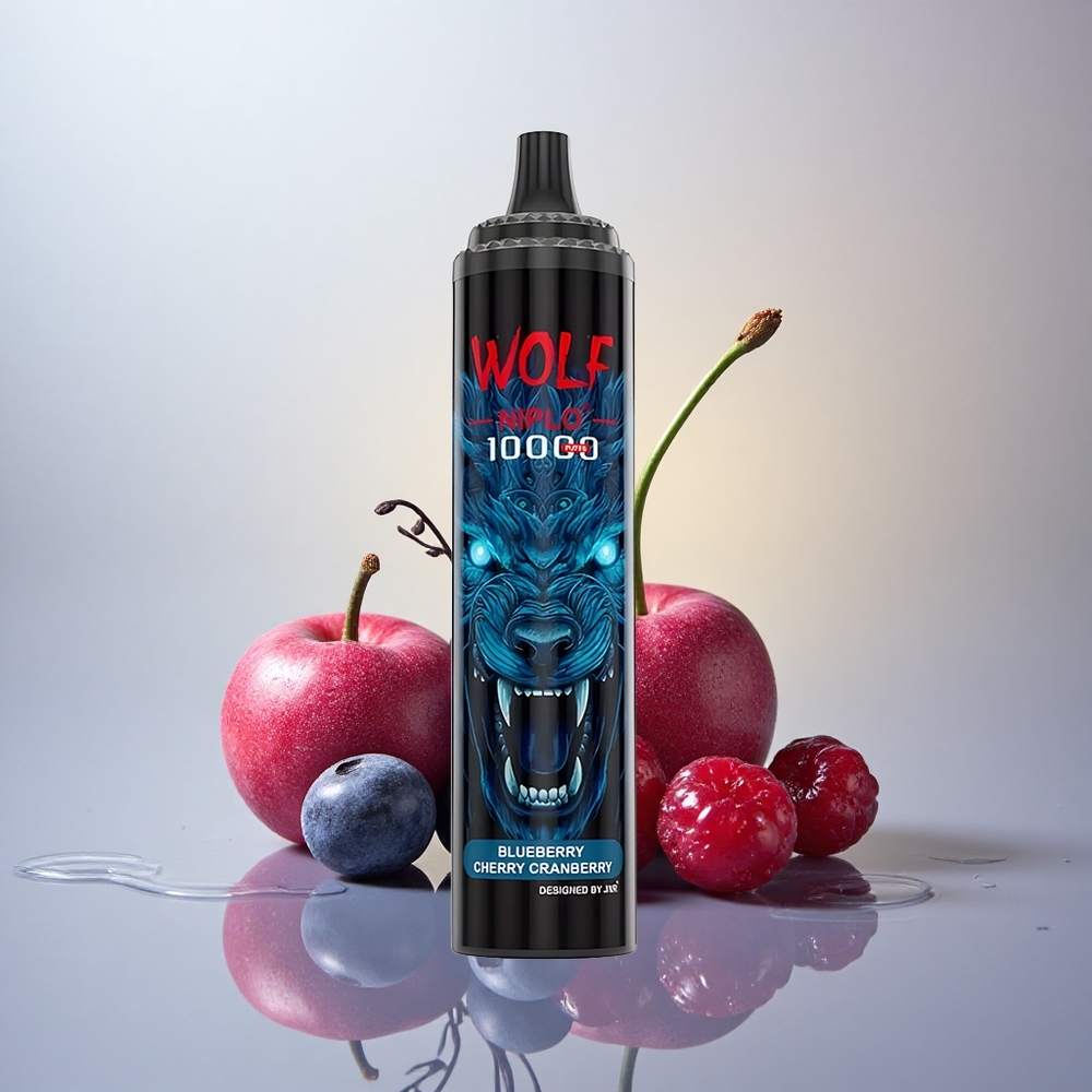 JNR Wolf Niplo 10000 Borova Češnja Brusnica 20ml 650mAh 5% nikotina