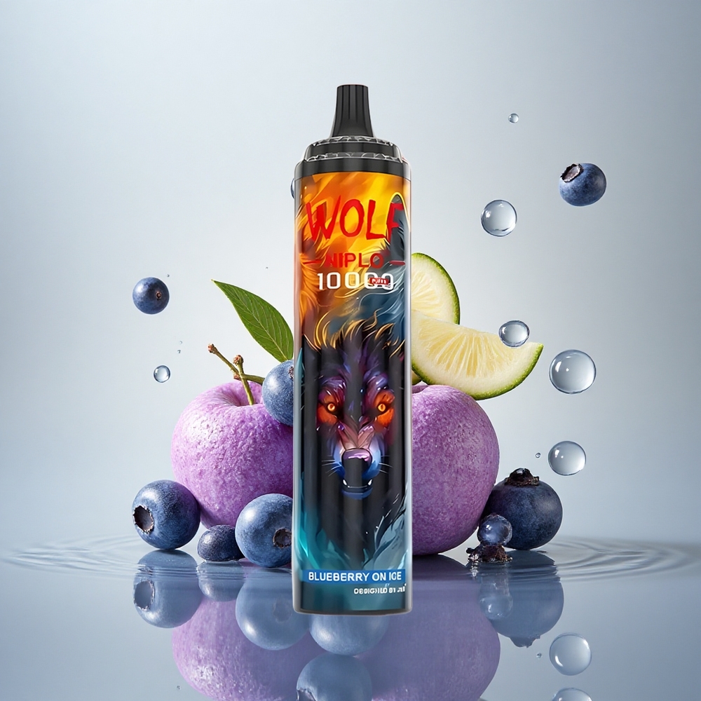 JNR Wolf Niplo 10000 Borovnica Na Ledu 20ml 5% Nikotina Type-C