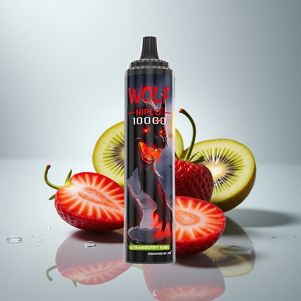 JNR Wolf Niplo 10000 Jagoda Kivi Type-C 650mAh 20ml 5% nikotina