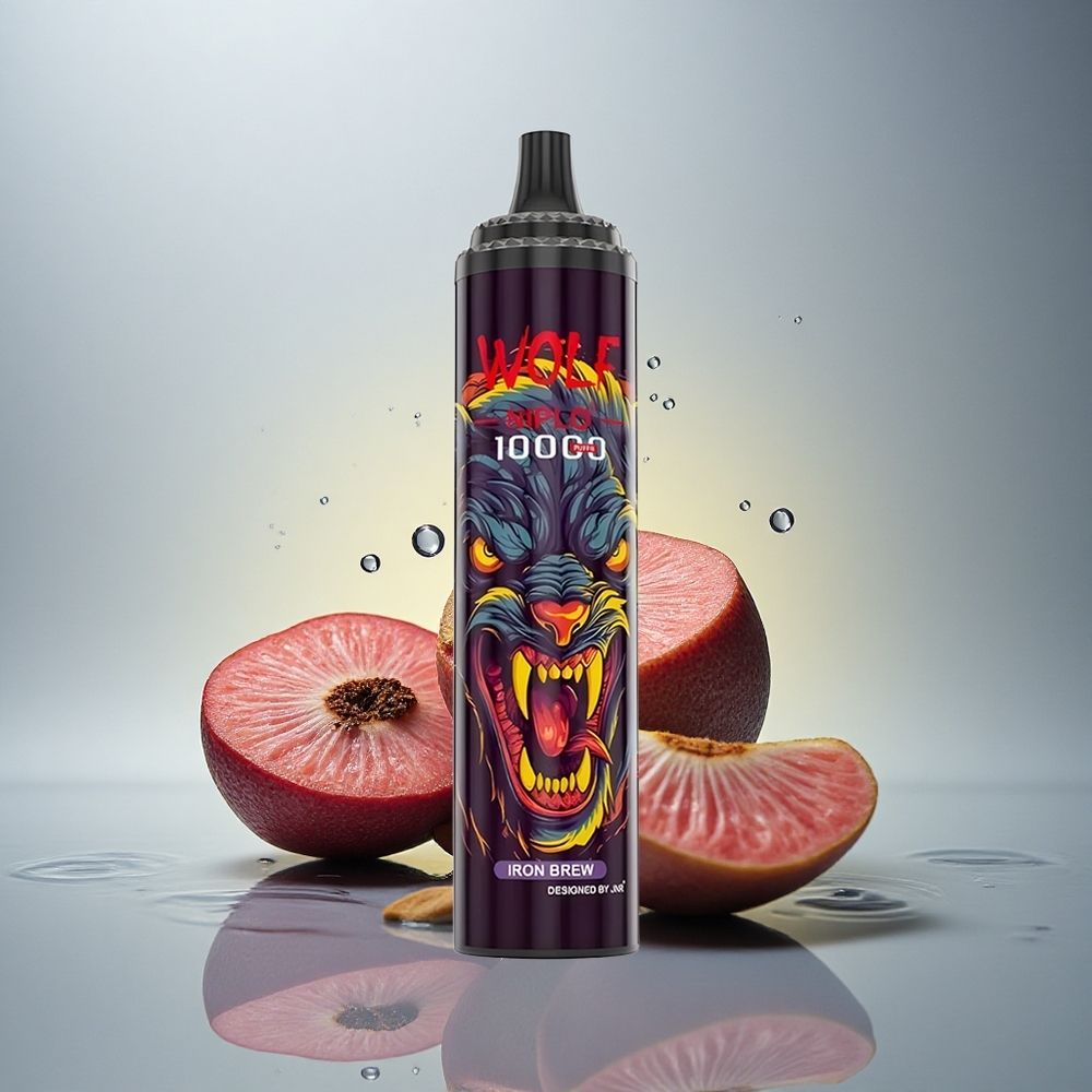 JNR Wolf Niplo 10000 Železna Pijača 20ml 5% nikotina Type-C