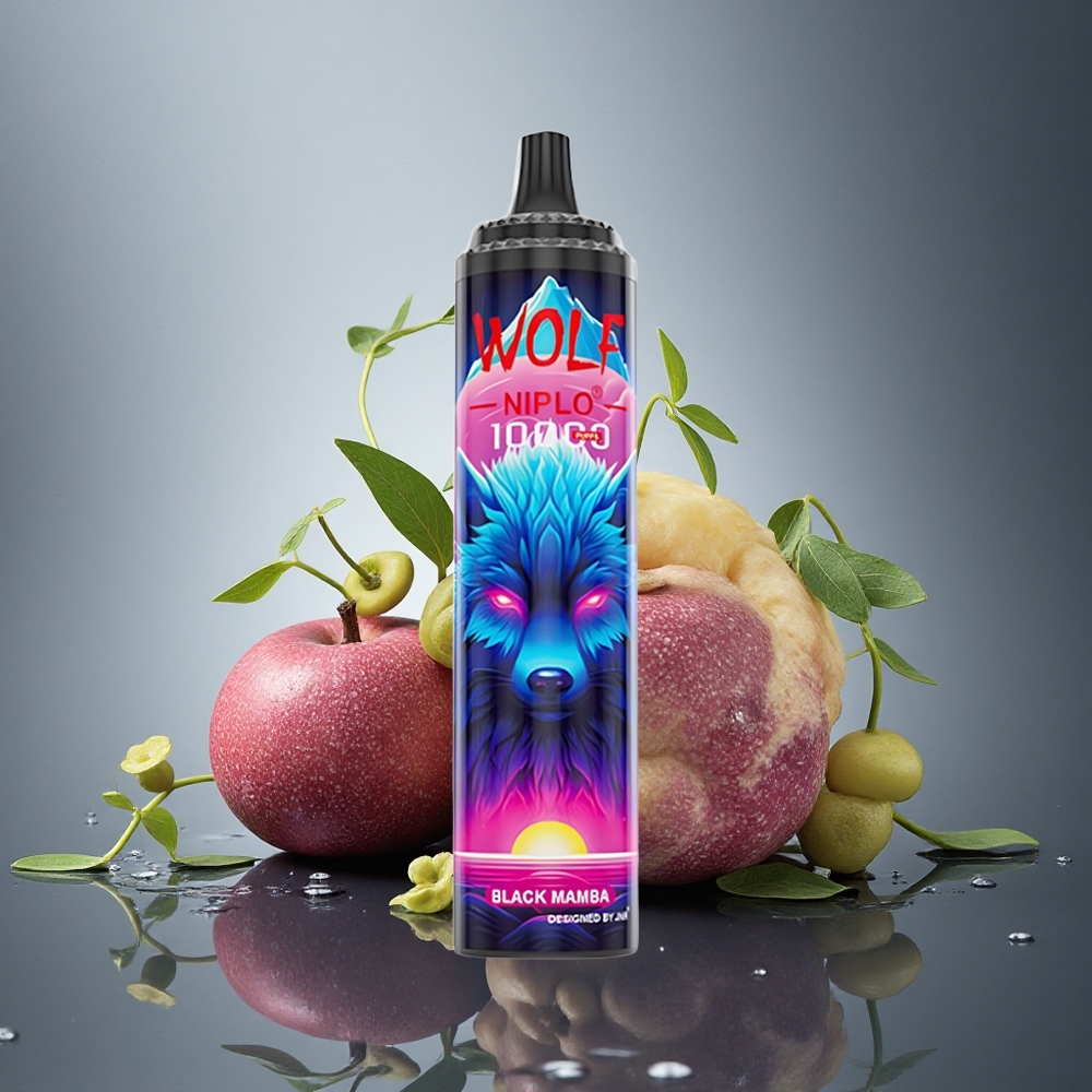 JNR Wolf Niplo 10000 Črna Mamba 20ml 650mAh 5% nikotina