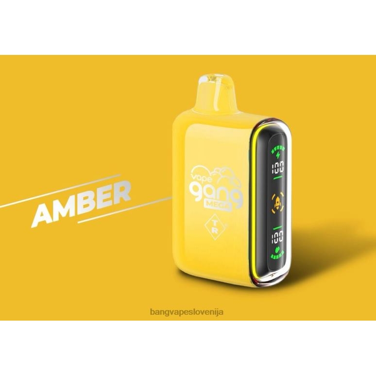 Vape Gang MEGA Vape za enkratno uporabo z 20.000 vpihi (škatla s 5) jantar PN4LX50 - Vape Gang Slovenija
